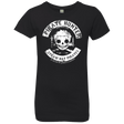 T-Shirts Black / YXS Pirate Hunter Skull Girls Premium T-Shirt