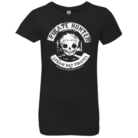 T-Shirts Black / YXS Pirate Hunter Skull Girls Premium T-Shirt