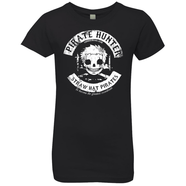 T-Shirts Black / YXS Pirate Hunter Skull Girls Premium T-Shirt