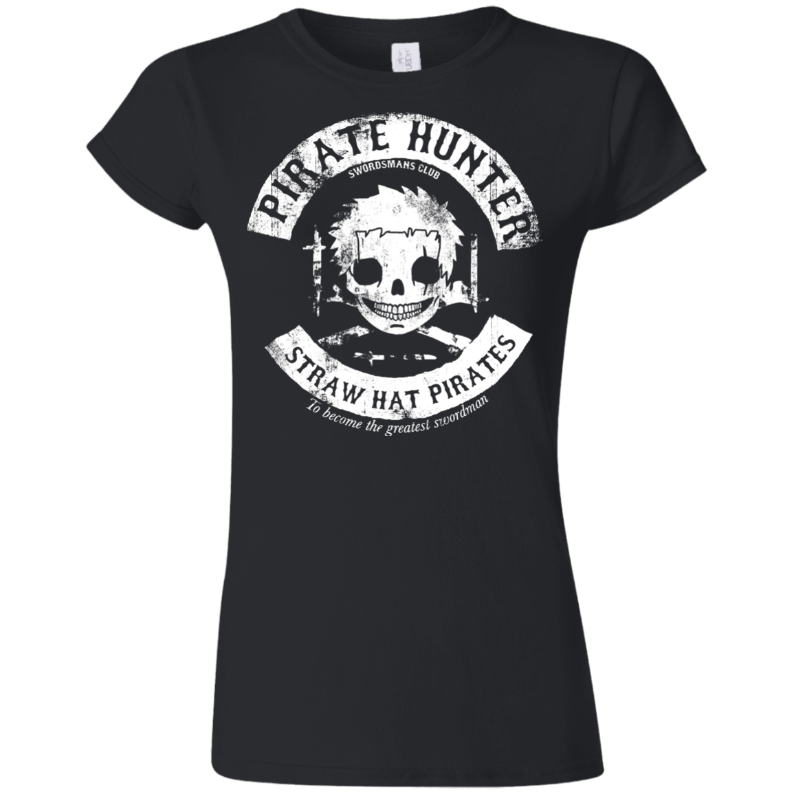T-Shirts Black / S Pirate Hunter Skull Junior Slimmer-Fit T-Shirt