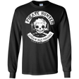 T-Shirts Black / S Pirate Hunter Skull Men's Long Sleeve T-Shirt