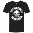 T-Shirts Black / X-Small Pirate Hunter Skull Men's Premium V-Neck