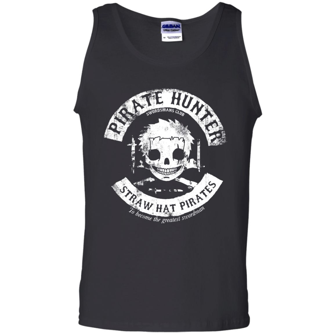 T-Shirts Black / S Pirate Hunter Skull Men's Tank Top