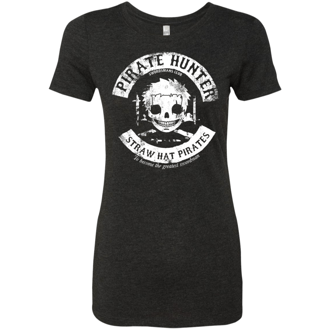 T-Shirts Vintage Black / S Pirate Hunter Skull Women's Triblend T-Shirt