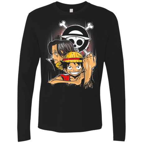 T-Shirts Black / Small Pirate King Men's Premium Long Sleeve