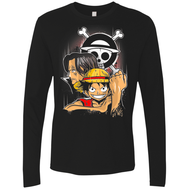 T-Shirts Black / Small Pirate King Men's Premium Long Sleeve