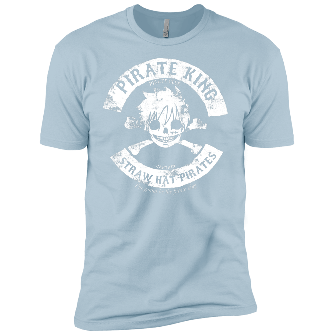 T-Shirts Light Blue / YXS Pirate King Skull Boys Premium T-Shirt