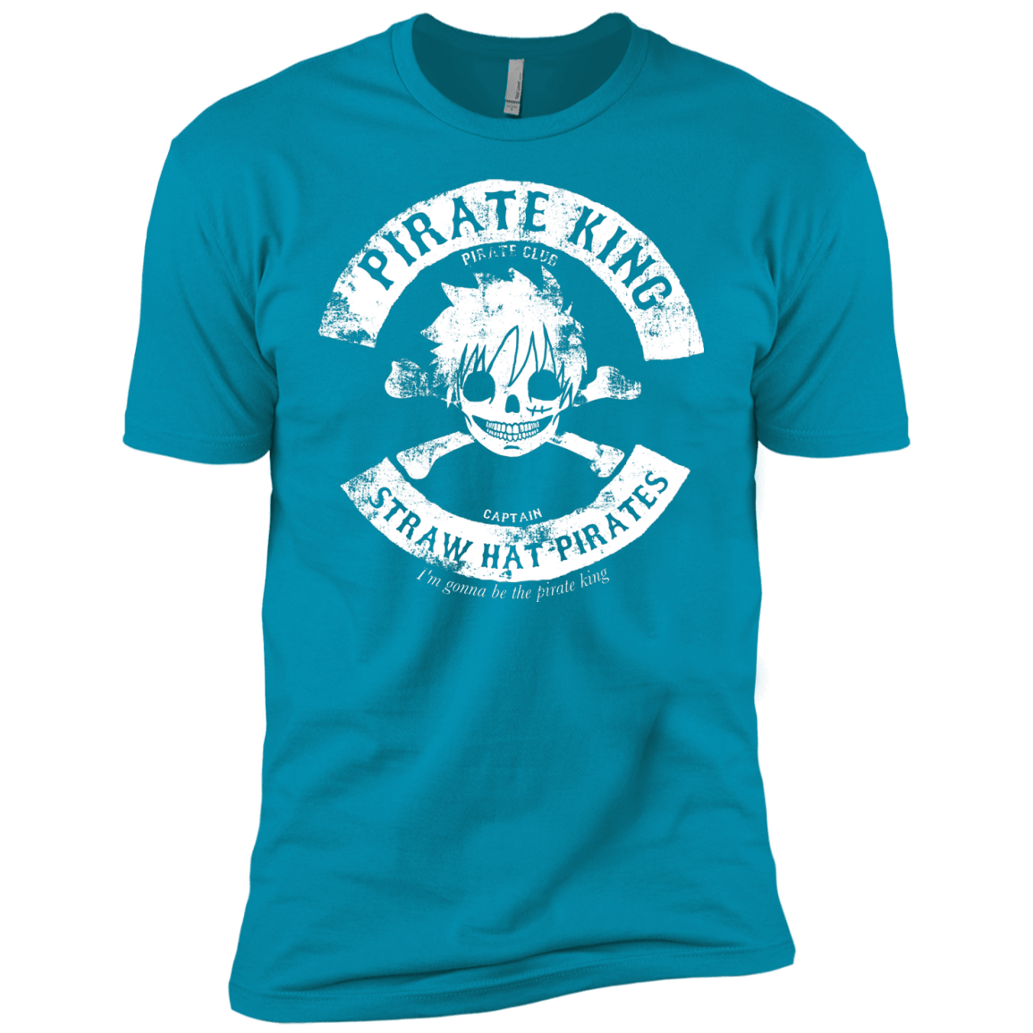 T-Shirts Turquoise / YXS Pirate King Skull Boys Premium T-Shirt
