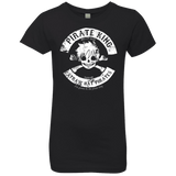 T-Shirts Black / YXS Pirate King Skull Girls Premium T-Shirt