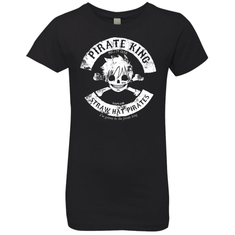 T-Shirts Black / YXS Pirate King Skull Girls Premium T-Shirt