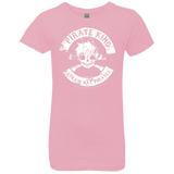 T-Shirts Light Pink / YXS Pirate King Skull Girls Premium T-Shirt