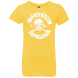T-Shirts Vibrant Yellow / YXS Pirate King Skull Girls Premium T-Shirt