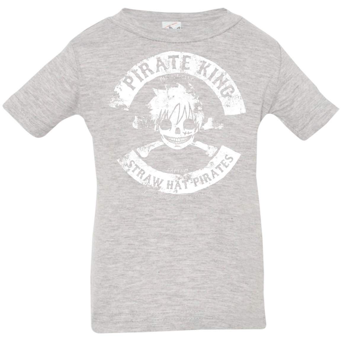 T-Shirts Heather Grey / 6 Months Pirate King Skull Infant Premium T-Shirt