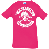 T-Shirts Hot Pink / 6 Months Pirate King Skull Infant Premium T-Shirt