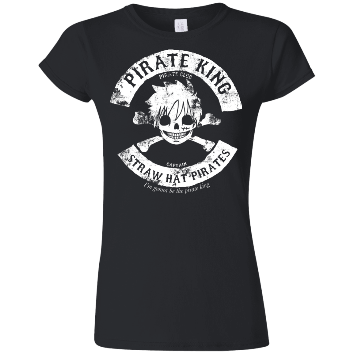 T-Shirts Black / S Pirate King Skull Junior Slimmer-Fit T-Shirt
