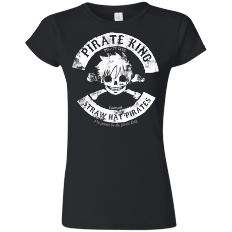 T-Shirts Black / S Pirate King Skull Junior Slimmer-Fit T-Shirt