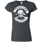 T-Shirts Charcoal / S Pirate King Skull Junior Slimmer-Fit T-Shirt