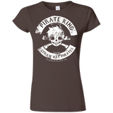 T-Shirts Dark Chocolate / S Pirate King Skull Junior Slimmer-Fit T-Shirt