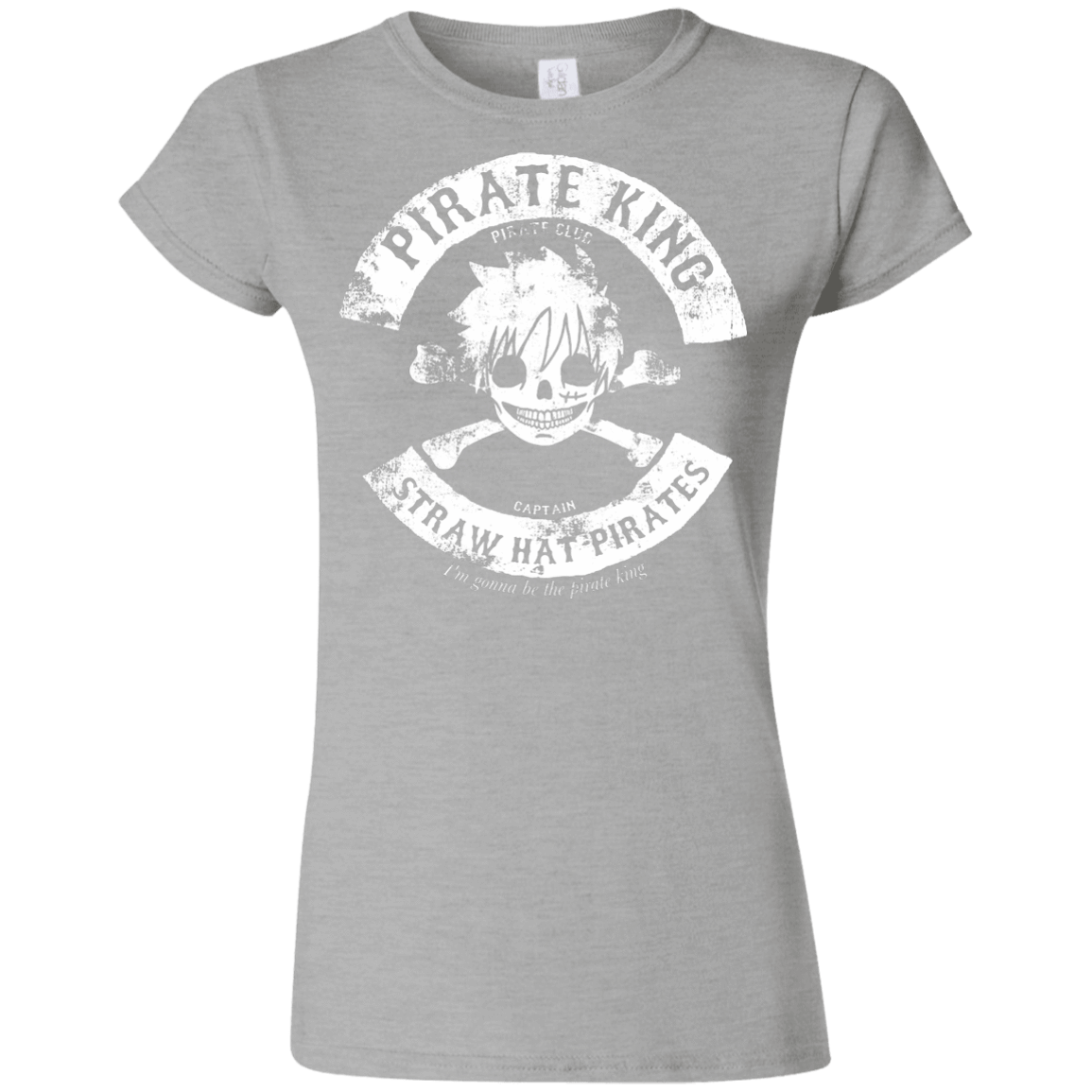 T-Shirts Sport Grey / S Pirate King Skull Junior Slimmer-Fit T-Shirt