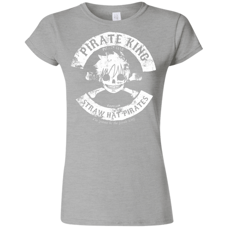 T-Shirts Sport Grey / S Pirate King Skull Junior Slimmer-Fit T-Shirt