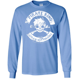 T-Shirts Carolina Blue / S Pirate King Skull Men's Long Sleeve T-Shirt