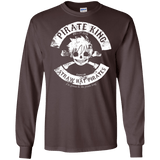 T-Shirts Dark Chocolate / S Pirate King Skull Men's Long Sleeve T-Shirt