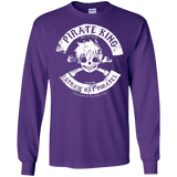 T-Shirts Purple / S Pirate King Skull Men's Long Sleeve T-Shirt