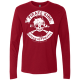 T-Shirts Cardinal / S Pirate King Skull Men's Premium Long Sleeve