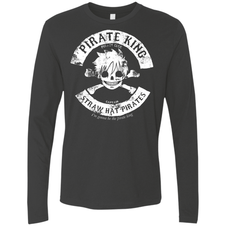 T-Shirts Heavy Metal / S Pirate King Skull Men's Premium Long Sleeve