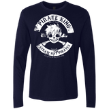 T-Shirts Midnight Navy / S Pirate King Skull Men's Premium Long Sleeve