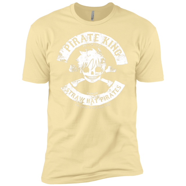 T-Shirts Banana Cream / X-Small Pirate King Skull Men's Premium T-Shirt