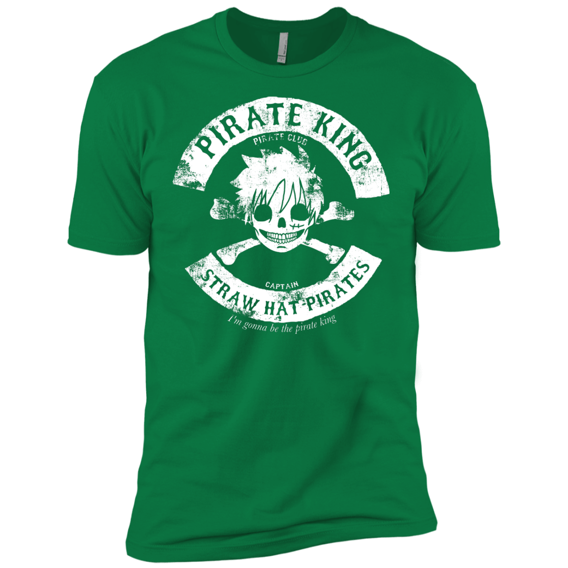 T-Shirts Kelly Green / X-Small Pirate King Skull Men's Premium T-Shirt