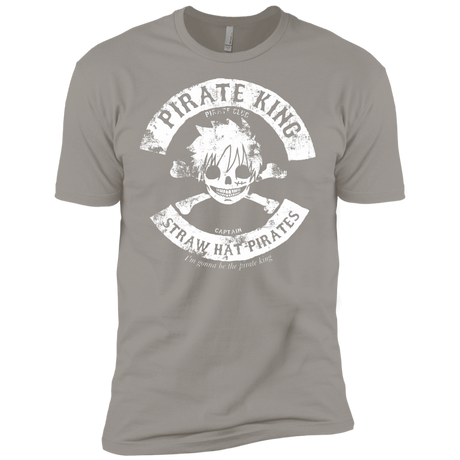 T-Shirts Light Grey / X-Small Pirate King Skull Men's Premium T-Shirt
