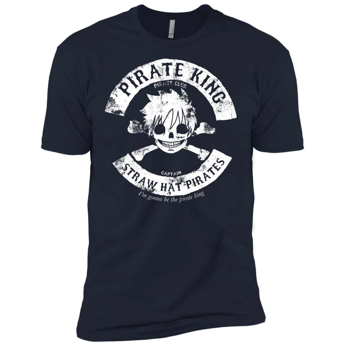 T-Shirts Midnight Navy / X-Small Pirate King Skull Men's Premium T-Shirt