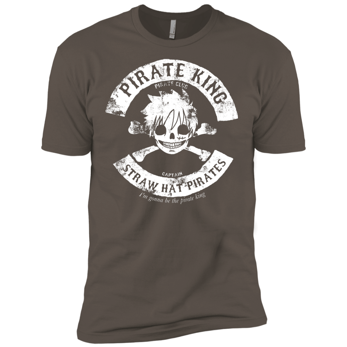 T-Shirts Warm Grey / X-Small Pirate King Skull Men's Premium T-Shirt