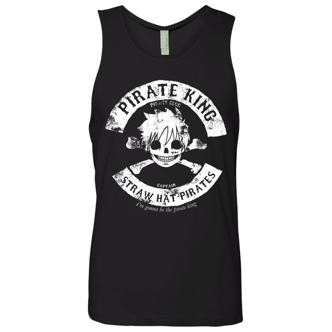 T-Shirts Black / S Pirate King Skull Men's Premium Tank Top