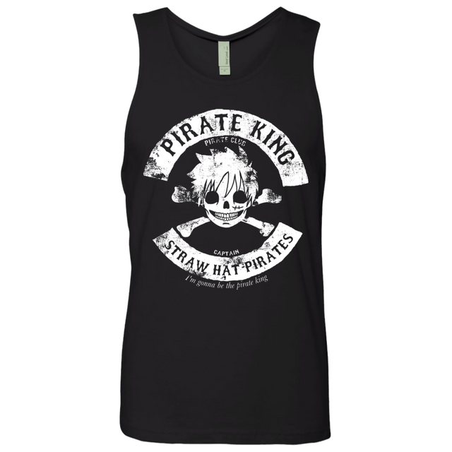 T-Shirts Black / S Pirate King Skull Men's Premium Tank Top