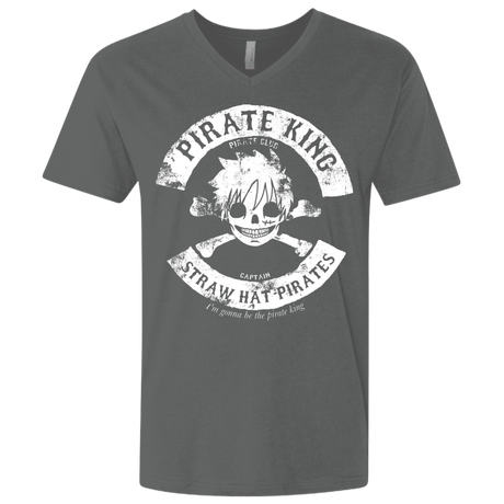 T-Shirts Heavy Metal / X-Small Pirate King Skull Men's Premium V-Neck