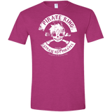 T-Shirts Antique Heliconia / S Pirate King Skull Men's Semi-Fitted Softstyle