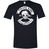 T-Shirts Black / X-Small Pirate King Skull Men's Semi-Fitted Softstyle