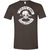 T-Shirts Dark Chocolate / S Pirate King Skull Men's Semi-Fitted Softstyle