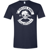 T-Shirts Navy / X-Small Pirate King Skull Men's Semi-Fitted Softstyle