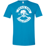 T-Shirts Sapphire / S Pirate King Skull Men's Semi-Fitted Softstyle