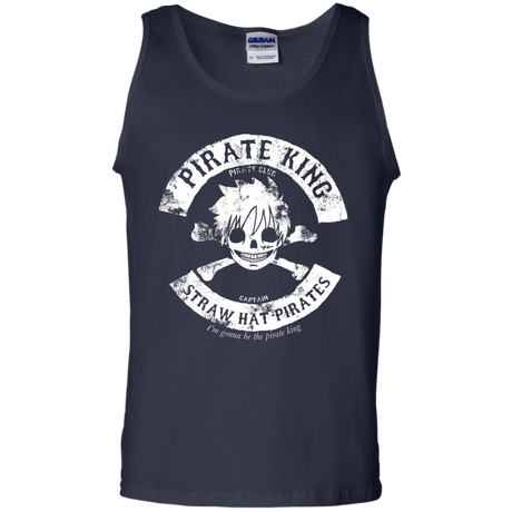 T-Shirts Navy / S Pirate King Skull Men's Tank Top