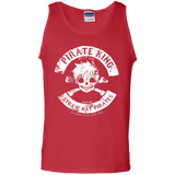 T-Shirts Red / S Pirate King Skull Men's Tank Top