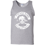 T-Shirts Sport Grey / S Pirate King Skull Men's Tank Top