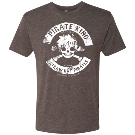 T-Shirts Macchiato / S Pirate King Skull Men's Triblend T-Shirt