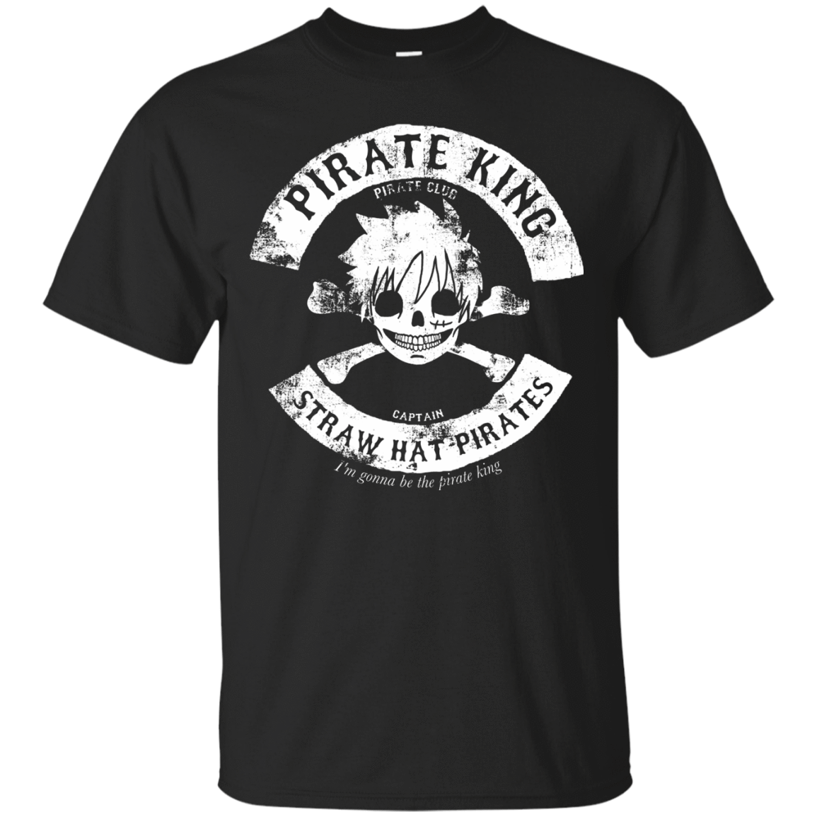 T-Shirts Black / S Pirate King Skull T-Shirt