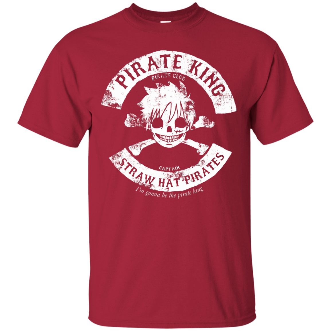 T-Shirts Cardinal / S Pirate King Skull T-Shirt