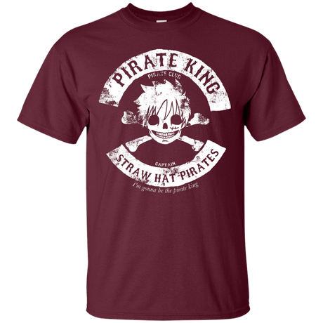 T-Shirts Maroon / S Pirate King Skull T-Shirt
